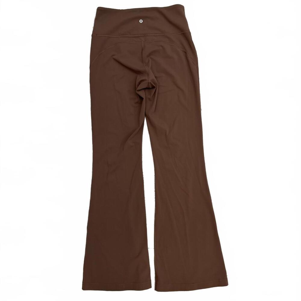 EUC Lululemon Groove Super-High-Rise Flared Pant *Nulu Dark Oxide Size 10 - Picture 4 of 9